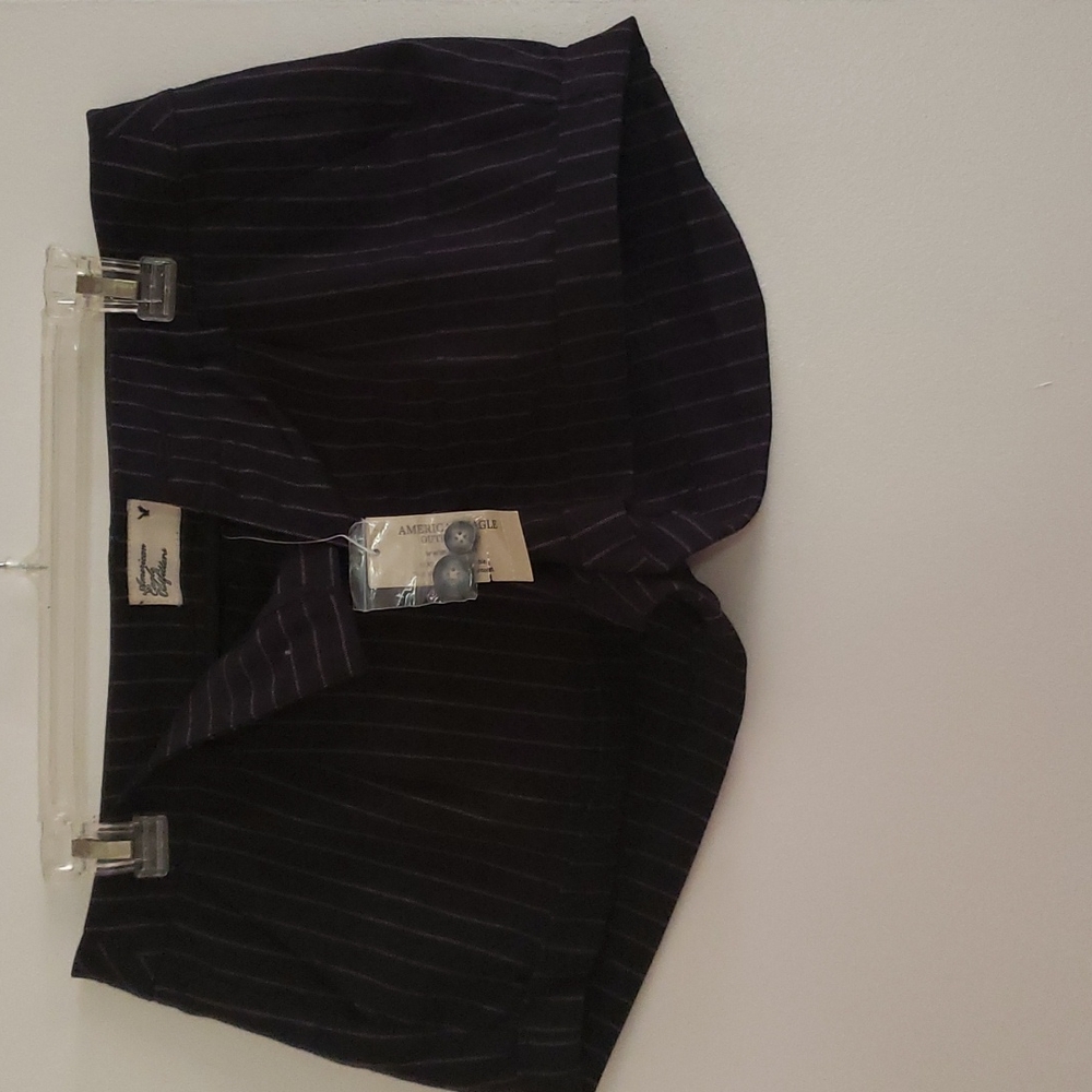 Striped Print Shorts - Size 4